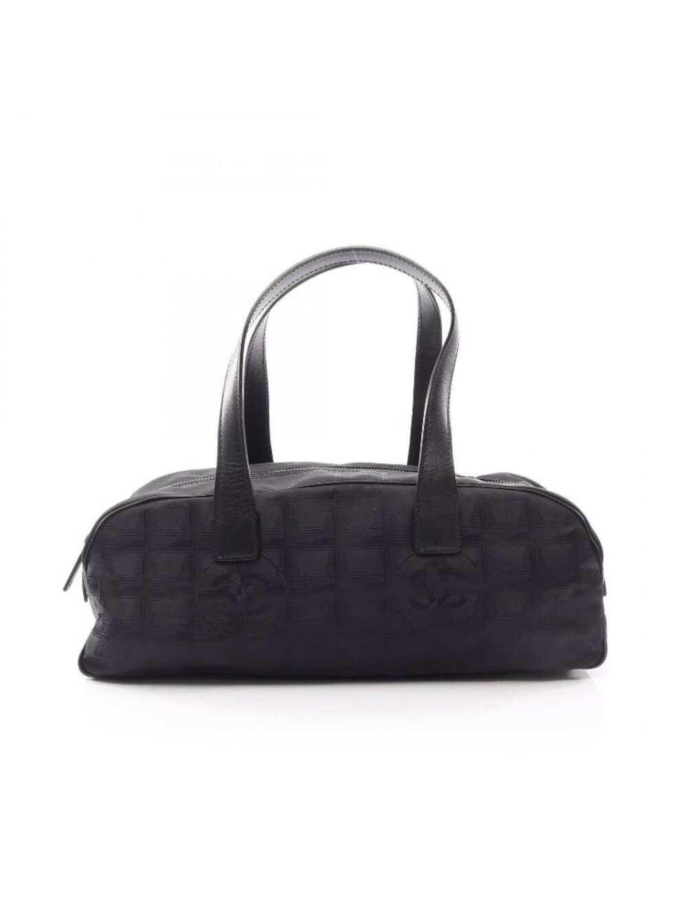 Chanel Handbag New Travel Line Black Leather